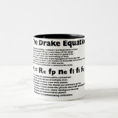 Drake_Equation Zweifarbige Tasse (Mittel)