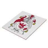 Drake-Familienwappen Fliese (Seite)