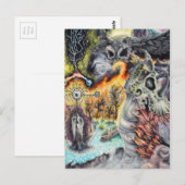 DRAKE: Liebe & Leidenschaft - Fantasy Artwork Postkarte (Vorne/Hinten)