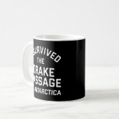 Drake Passage Antarktis Kaffeetasse (Vorderseite Links)
