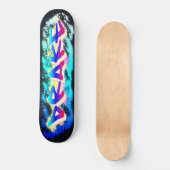 DRAKE Personalisiertes, individuelles Graffiti-Ska Skateboard (Vorderseite)