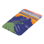 Drakensberg Südafrika Lesotho Magnet (Linke Seite)