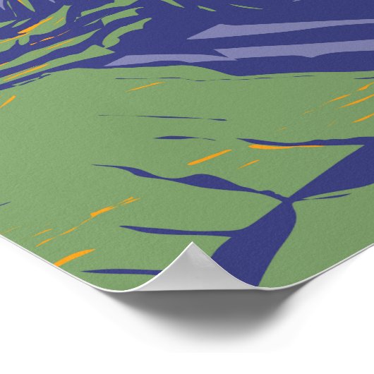 Drakensberg Südafrika Lesotho Poster (Ecke)