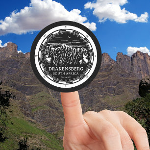 Drakensberg - Südafrika Runder Aufkleber