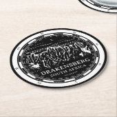 Drakensberg - Südafrika Runder Pappuntersetzer (Angewinkelt)