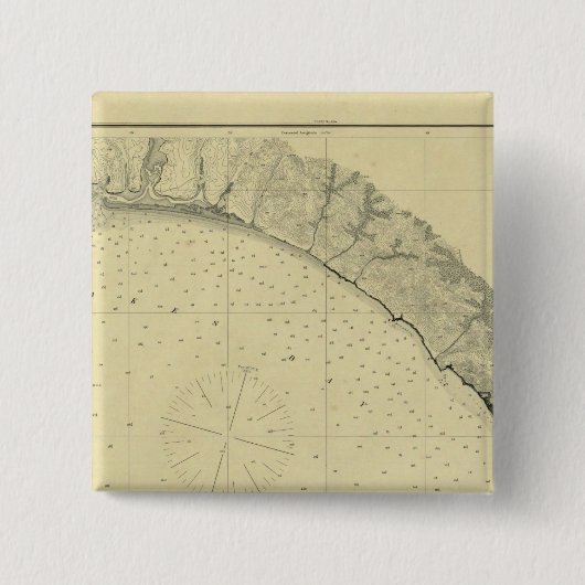 Drake's Bay, Kalifornien Button (Vorderseite)