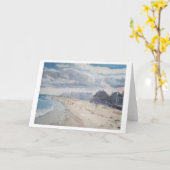 Drakes Insel-Strand-Brunnen, Maine Karte (Gelbe Blume)