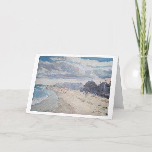 Drakes Insel-Strand-Brunnen, Maine Karte (Vorderseite)