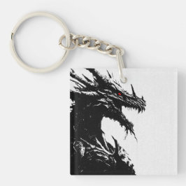 DRAKINISCH | Akrylischer Schlüsselanhänger