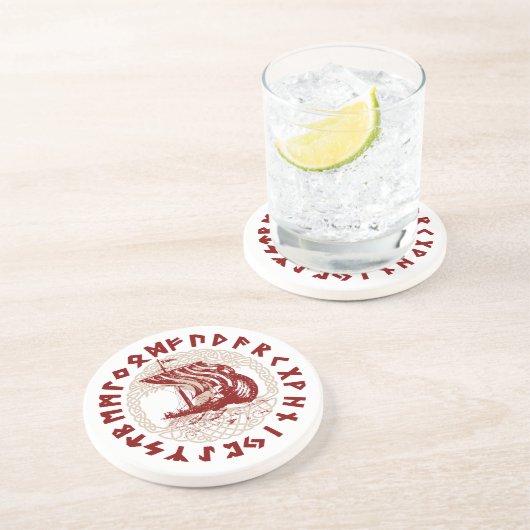 Drakkar Untersetzer (Seite)