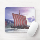 Drakkars - 3D übertragen Mousepad (Mit Mouse)