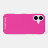 Drakonfrucht rosa Farbname iPhone 16 Hülle (Rückseite (Horizontal))