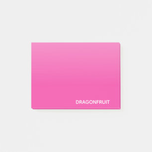 Drakonfrucht rosa Farbname Post-it Klebezettel