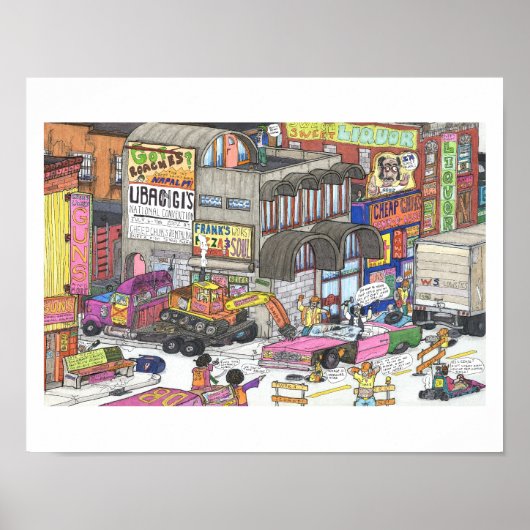 Drama an der Ecke Broad & Charles Poster 2 (Vorne)