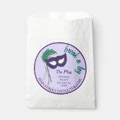 Drama Club Massivholz Party Geschenktütchen (Vorderseite)