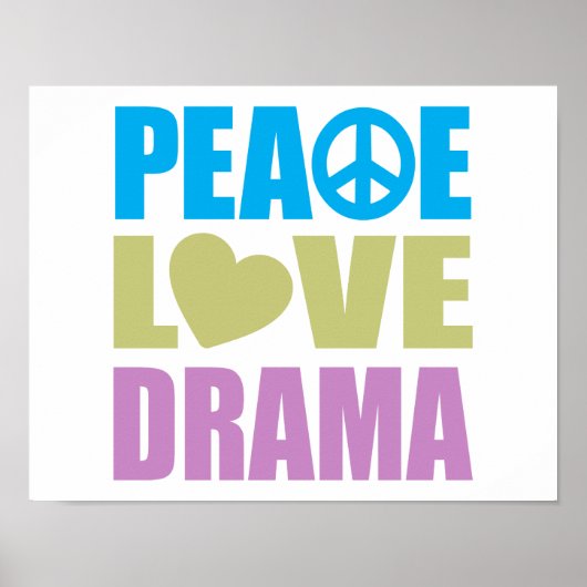 Drama der friedlichen Liebe Poster (Vorne)