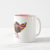 Drama die Türkei - lustige Zweifarbige Tasse (VorderseiteRechts)