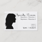 Drama/die Visitenkarte des Schauspielers (Rückseite)