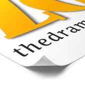 Drama Free Zone Poster (Ecke)