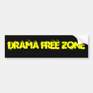 DRAMA-FREIHAFENGEBIET AUTOAUFKLEBER