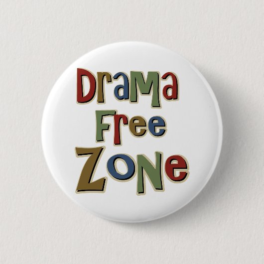 Drama-Freihafengebiet Button (Vorderseite)