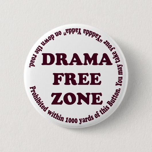 Drama-Freihafengebiet-Knopf Button (Vorderseite)