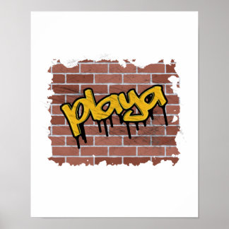 Drama Graffiti-Design Poster