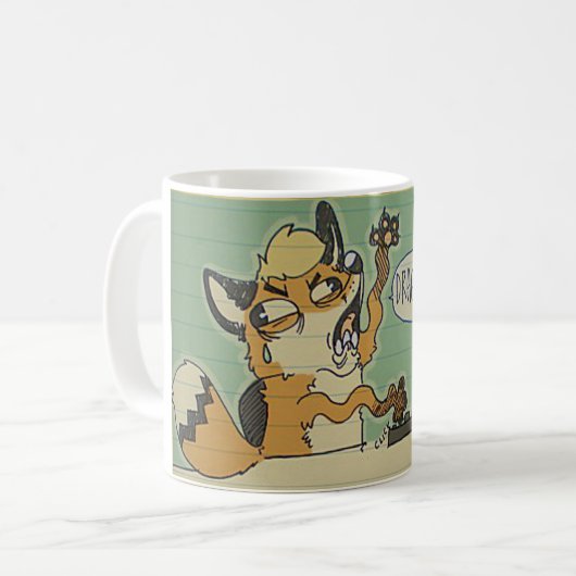 Drama-Kaffee Kaffeetasse (Vorderseite Links)
