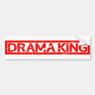 Drama King Briefmarke Autoaufkleber