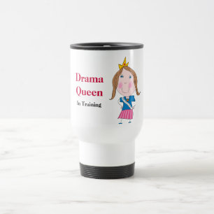 Drama-Königin in der Trainings-Reise-Tasse Reisebecher