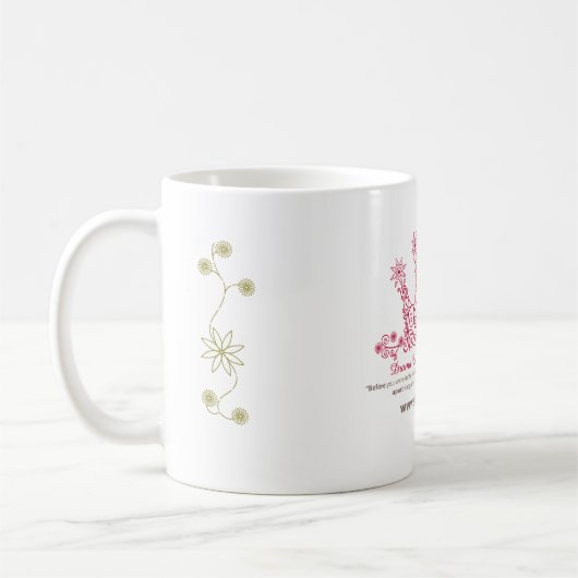 Drama-Königin-Kaffeetasse Kaffeetasse (Links)