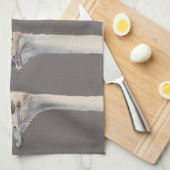 "Drama-Königin-" lustiges Strauß-Malen Geschirrtuch (Viertel Falte)