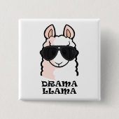 Drama-Lama Button (Vorderseite)