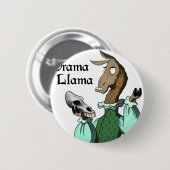 Drama-Lama Button (Vorne & Hinten)