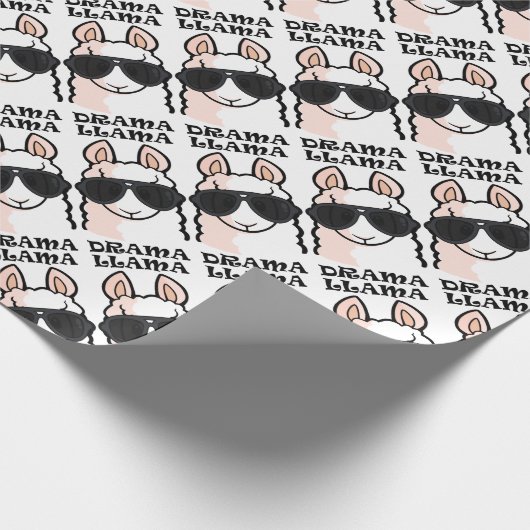 Drama-Lama Geschenkpapier (Ecke)