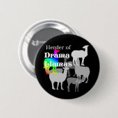 Drama-Lama-Hirten-Knopf Button (Vorne & Hinten)