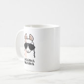 Drama-Lama Kaffeetasse (Vorderseite Links)