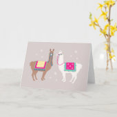 Drama-Lama Karte (Gelbe Blume)