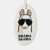 Drama-Lama Keramik Ornament (Rechts)