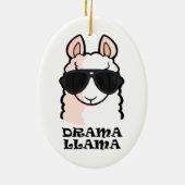 Drama-Lama Keramik Ornament (Hinten)