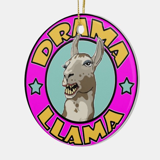 Drama-Lama, Keramikornament (Links)