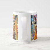 Drama Lama Personalisierbar Funky Hipster Niedlich Jumbo-Tasse (Rückseite)