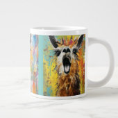 Drama Lama Personalisierbar Funky Hipster Niedlich Jumbo-Tasse (Rechts)