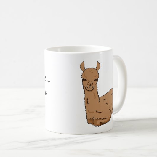 Drama-Lama sagt… Kaffeetasse (VorderseiteRechts)