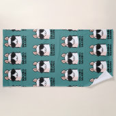 Drama-Lama Strandtuch (Vorderseite)