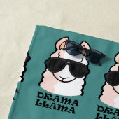 Drama-Lama Strandtuch (Beispiel)