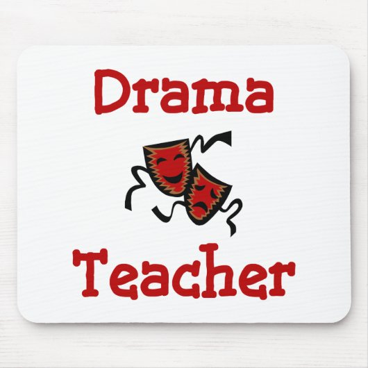 Drama-Lehrer Mousepad (Vorne)