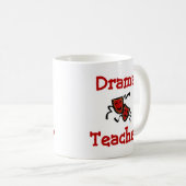 Drama-Lehrer-Tasse Kaffeetasse (VorderseiteRechts)