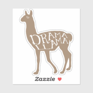 Drama Llama Aufkleber
