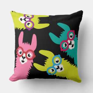 Drama Llama Colorful Camelid Cushion Kissen